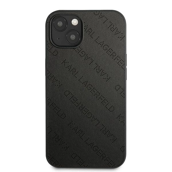 Karl Lagerfeld KLHCP13SPTLK iPhone 13 mini 5,4 "hardcase black / black Perforated Allovereng