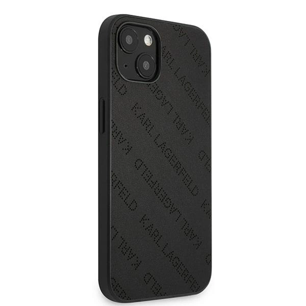 Karl Lagerfeld KLHCP13SPTLK iPhone 13 mini 5,4 "hardcase black / black Perforated Allovereng