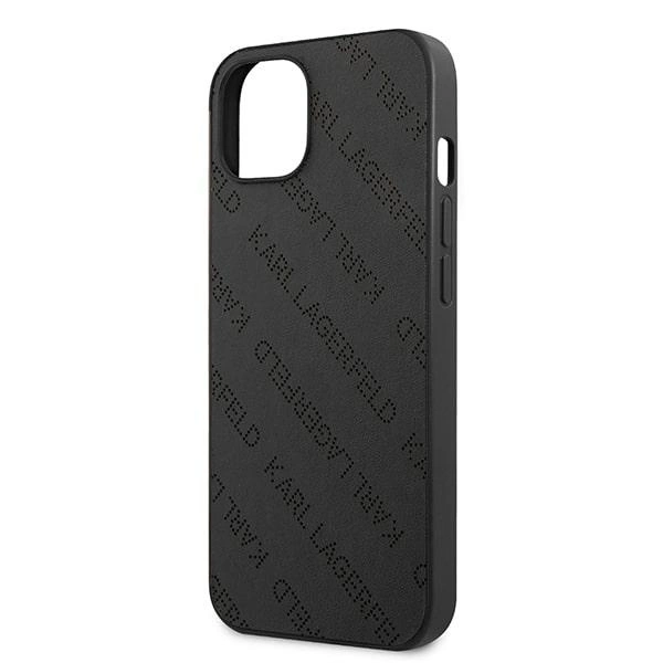 Karl Lagerfeld KLHCP13SPTLK iPhone 13 mini 5,4 "hardcase black / black Perforated Allovereng