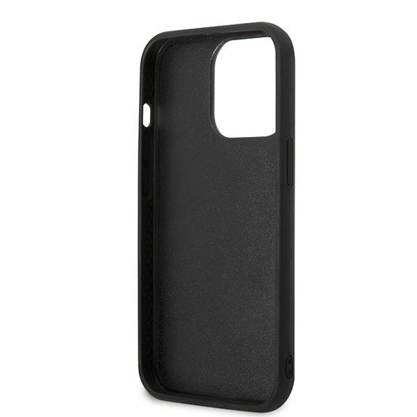 122785_7 Karl Lagerfeld KLHCP13X3DKPK iPhone 13 Pro Max 6,7" czarny/black hardcase Ikonik Patcheng