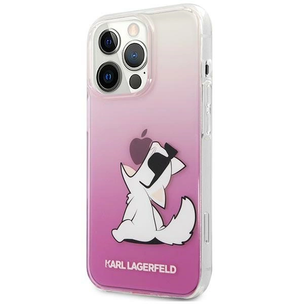 Karl Lagerfeld KLHCP14LCFNRCPI iPhone 14 Pro 6.1 "hardcase pink / pink Choupette Funeng
