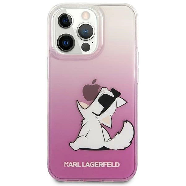 Karl Lagerfeld KLHCP14LCFNRCPI iPhone 14 Pro 6.1 "hardcase pink / pink Choupette Funeng