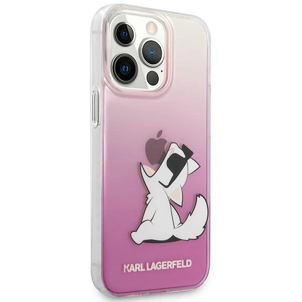 Karl Lagerfeld KLHCP14LCFNRCPI iPhone 14 Pro 6.1 "hardcase pink / pink Choupette Funeng