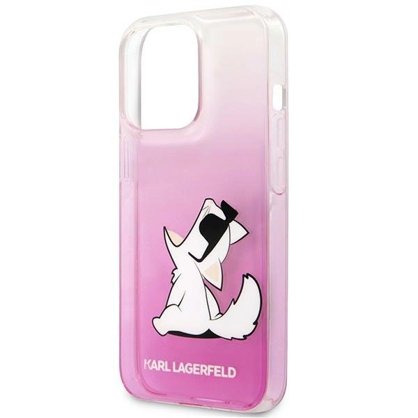 Karl Lagerfeld KLHCP14LCFNRCPI iPhone 14 Pro 6.1 "hardcase pink / pink Choupette Funeng