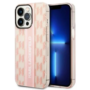 Karl Lagerfeld KLHCP14LHKLSPCP iPhone 14 Pro 6.1 "hardcase pink / pink Mono Vertical Stripeeng