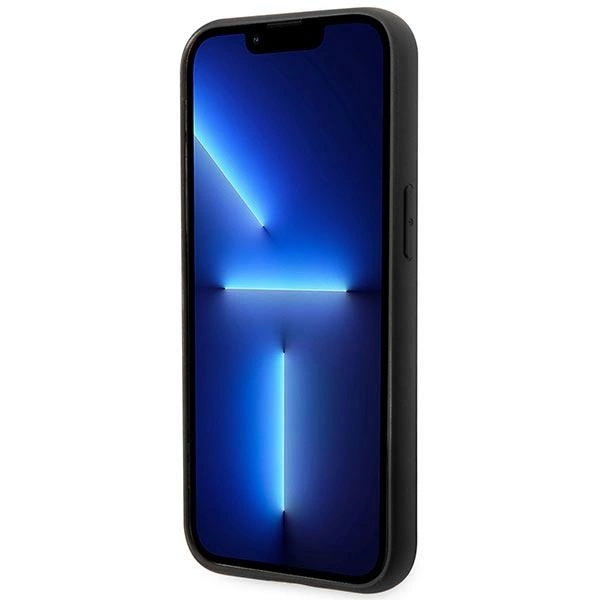 Karl Lagerfeld Puffy Elongated Logo iPhone 14 Pro Case - Blackeng