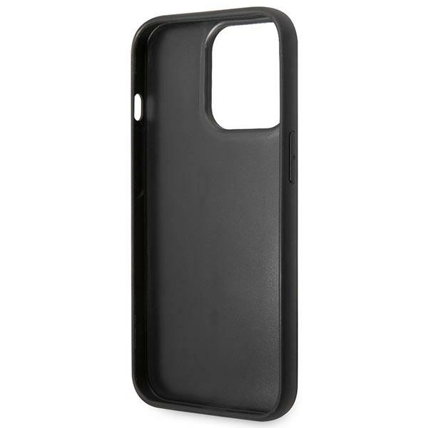 Karl Lagerfeld Puffy Elongated Logo iPhone 14 Pro Case - Blackeng