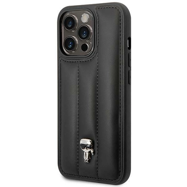 Karl Lagerfeld KLHCP14LPSQPK iPhone 14 Pro 6,1" hardcase czarny/black Puffy Ikonik Pineng