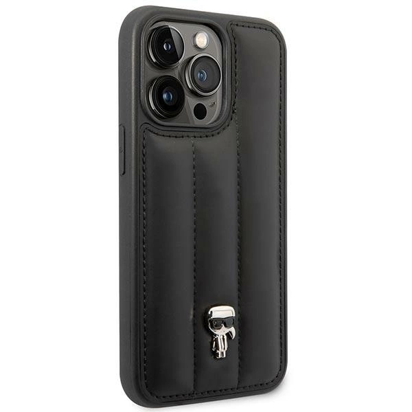 Karl Lagerfeld KLHCP14LPSQPK iPhone 14 Pro 6,1" hardcase czarny/black Puffy Ikonik Pineng