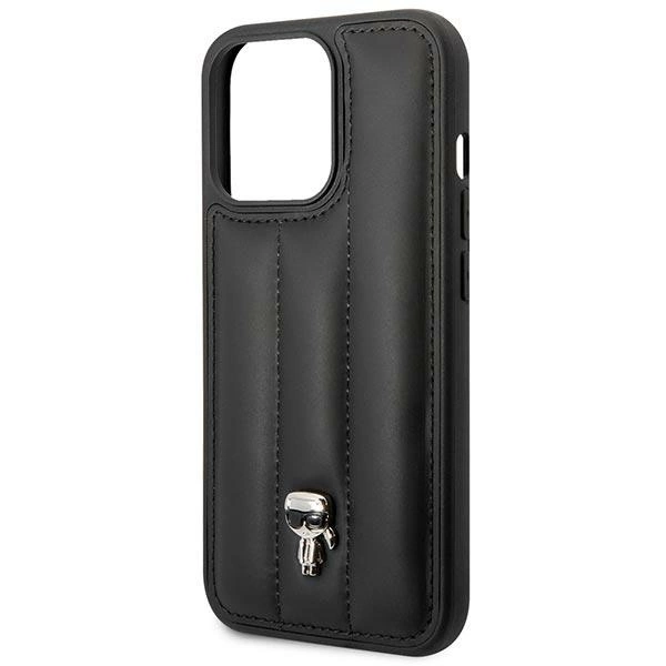 Karl Lagerfeld KLHCP14LPSQPK iPhone 14 Pro 6,1" hardcase czarny/black Puffy Ikonik Pineng