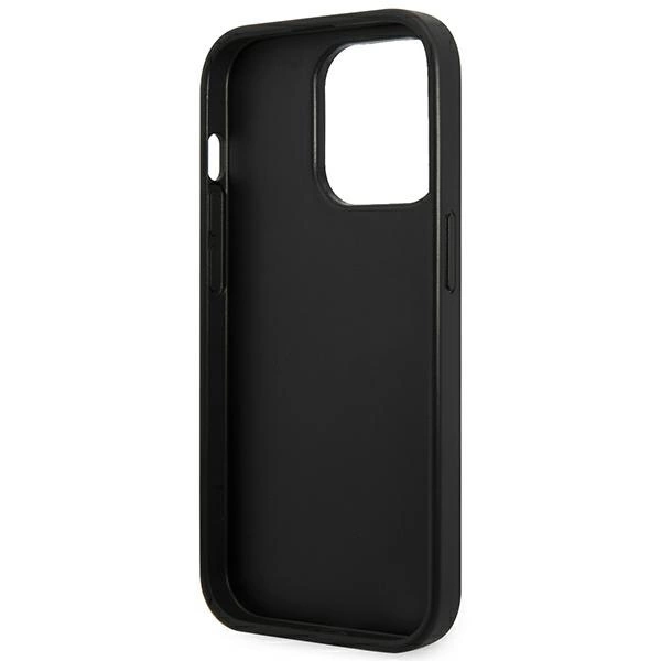 Karl Lagerfeld KLHCP14LSAKLHPG iPhone 14 Pro 6.1 "hardcase gray / gray Saffiano Mono Metal Logoeng