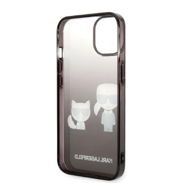 Karl Lagerfeld KLHCP14LTGKCK iPhone 14 Pro 6.1 "hardcase black / black Gradient Ikonik Karl & Choupetteeng