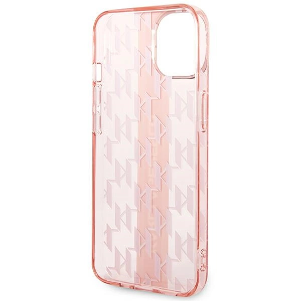 Karl Lagerfeld KLHCP14MHKLSPCP iPhone 14 Plus 6.7 "hardcase pink / pink Mono Vertical Stripeeng