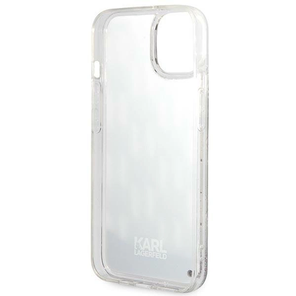 Karl Lagerfeld KLHCP14MLMNMK iPhone 14 Plus 6.7 "hardcase black / black Liquid Glitter Monogrameng