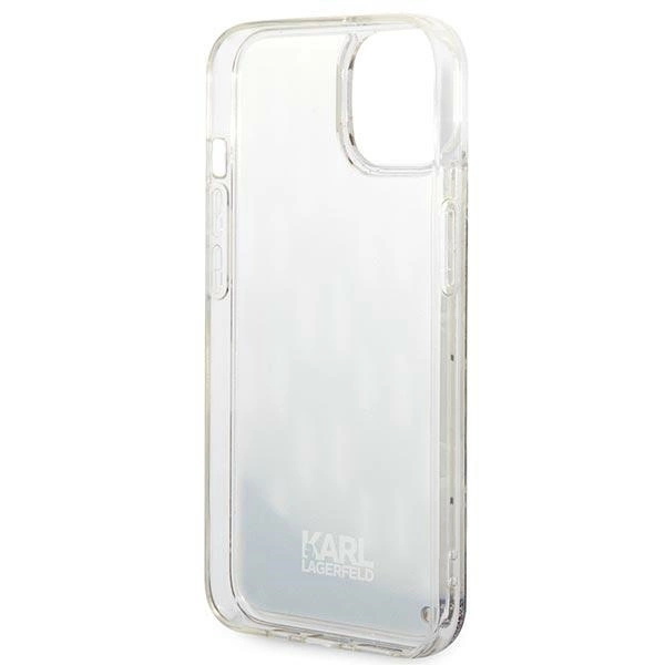 Karl Lagerfeld KLHCP14MLMNMS iPhone 14 Plus 6.7 "hardcase silver / silver Liquid Glitter Monogrameng