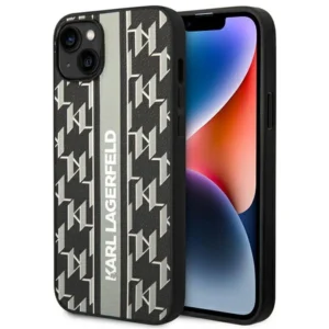 Karl Lagerfeld KLHCP14MPGKLSKG iPhone 14 Plus 6.7 "hardcase gray / gray Monogram Stripeeng