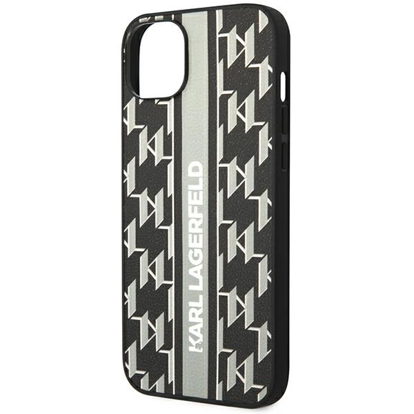 Karl Lagerfeld KLHCP14MPGKLSKG iPhone 14 Plus 6.7 "hardcase gray / gray Monogram Stripeeng
