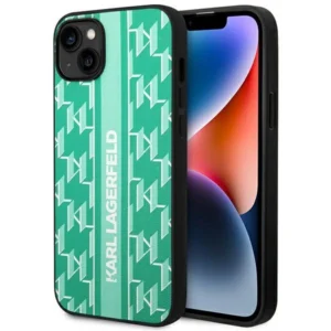 Karl Lagerfeld KLHCP14MPGKLSKN iPhone 14 Plus 6.7 "hardcase green / green Monogram Stripeeng