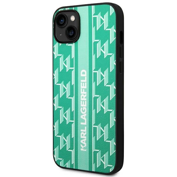 Karl Lagerfeld KLHCP14MPGKLSKN iPhone 14 Plus 6.7 "hardcase green / green Monogram Stripeeng
