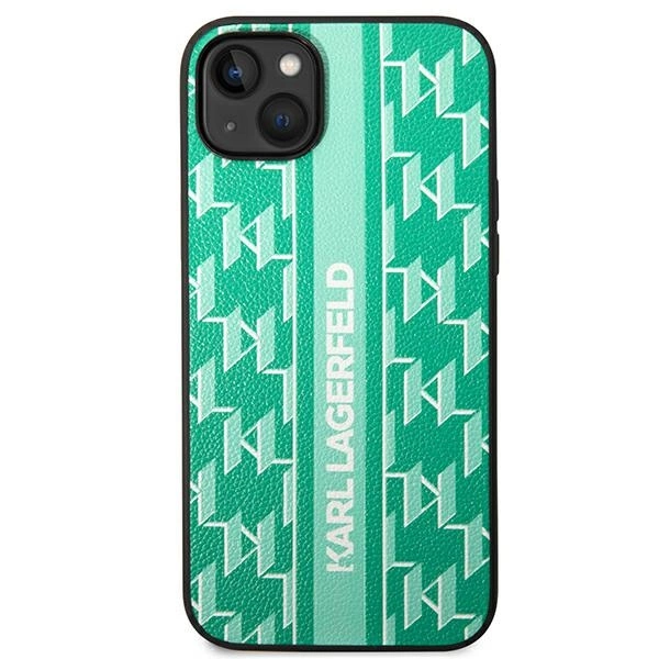 Karl Lagerfeld KLHCP14MPGKLSKN iPhone 14 Plus 6.7 "hardcase green / green Monogram Stripeeng