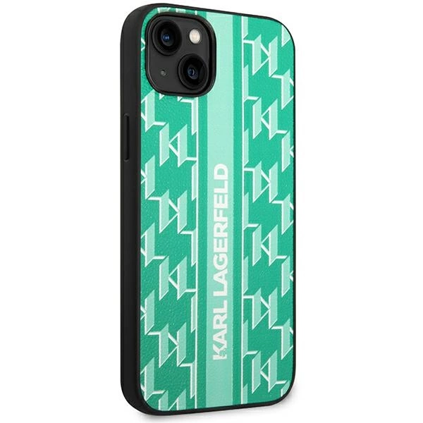 Karl Lagerfeld KLHCP14MPGKLSKN iPhone 14 Plus 6.7 "hardcase green / green Monogram Stripeeng