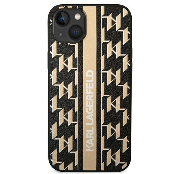 Karl Lagerfeld KLHCP14MPGKLSKW iPhone 14 Plus 6,7 "hardcase brown / brown Monogram Stripeeng