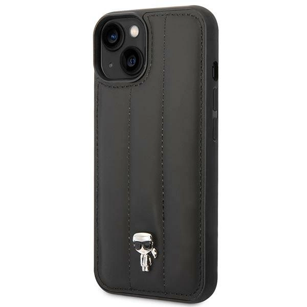 122856_2 Karl Lagerfeld KLHCP14MPSQPK iPhone 14 Plus 6,7" hardcase czarny/black Puffy Ikonik Pineng