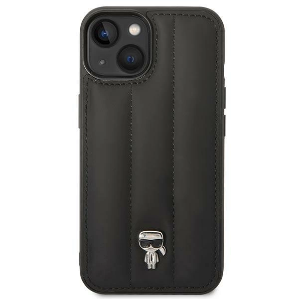 122856_3 Karl Lagerfeld KLHCP14MPSQPK iPhone 14 Plus 6,7" hardcase czarny/black Puffy Ikonik Pineng