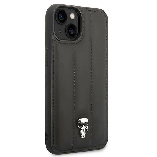 122856_4 Karl Lagerfeld KLHCP14MPSQPK iPhone 14 Plus 6,7" hardcase czarny/black Puffy Ikonik Pineng