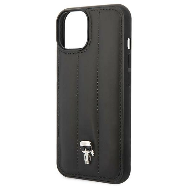 122856_6 Karl Lagerfeld KLHCP14MPSQPK iPhone 14 Plus 6,7" hardcase czarny/black Puffy Ikonik Pineng
