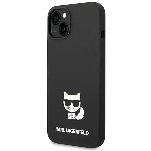 Karl Lagerfeld KLHCP14MSLCTBK iPhone 14 Plus 6.7 "hardcase black / black Silicone Choupette Bodyeng