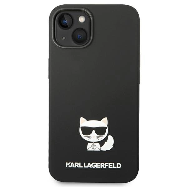 Karl Lagerfeld KLHCP14MSLCTBK iPhone 14 Plus 6.7 "hardcase black / black Silicone Choupette Bodyeng