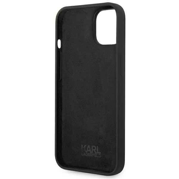Karl Lagerfeld KLHCP14MSLCTBK iPhone 14 Plus 6.7 "hardcase black / black Silicone Choupette Bodyeng