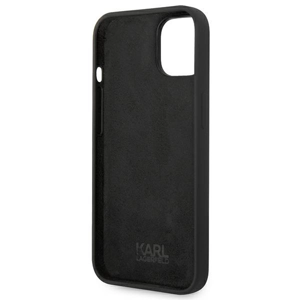 Karl Lagerfeld KLHCP14MSLKHBK iPhone 14 Plus 6.7 "hardcase black / black Silicone Karl`s Headeng