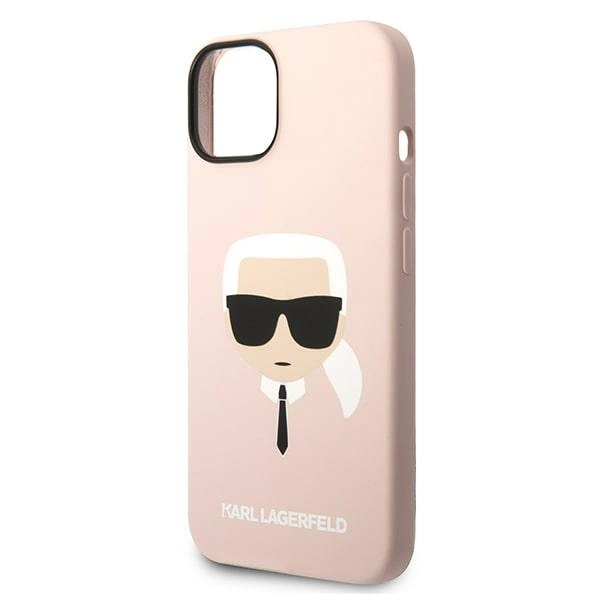 Karl Lagerfeld KLHCP14MSLKHLP iPhone 14 Plus 6.7 "hardcase pink / pink Silicone Karl's Headeng