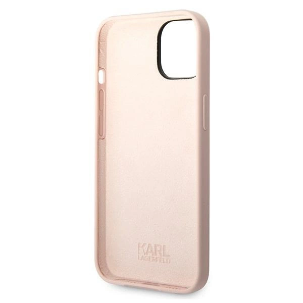 Karl Lagerfeld KLHCP14MSLKHLP iPhone 14 Plus 6.7 "hardcase pink / pink Silicone Karl's Headeng