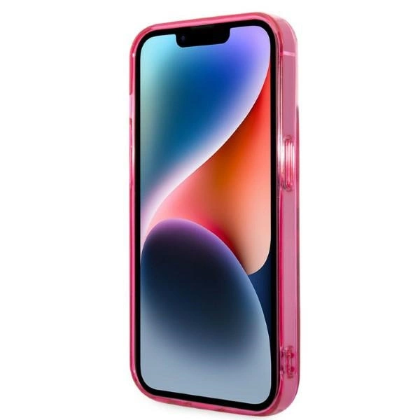 Karl Lagerfeld KLHCP14MTGKCP iPhone 14 Plus 6,7" hardcase różowy/pink Gradient Ikonik Karl & Choupetteeng