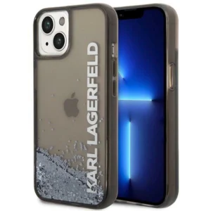 Karl Lagerfeld KLHCP14SLCKVK iPhone 14 6.1 "black / black hardcase Liquid Glitter Elongeng