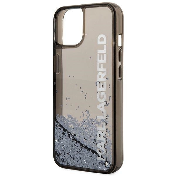 Karl Lagerfeld KLHCP14SLCKVK iPhone 14 6.1 "black / black hardcase Liquid Glitter Elongeng