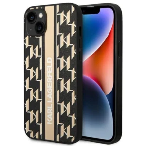 Karl Lagerfeld KLHCP14SPGKLSKW iPhone 14 6.1 "hardcase brown / brown Monogram Stripeeng