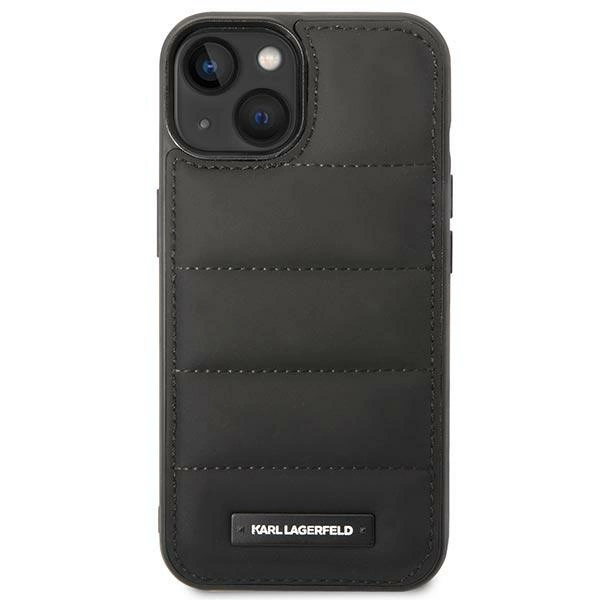 122885_3 Karl Lagerfeld KLHCP14SPSQAK iPhone 14 6,1" hardcase czarny/black Puffy Elongated Logoeng