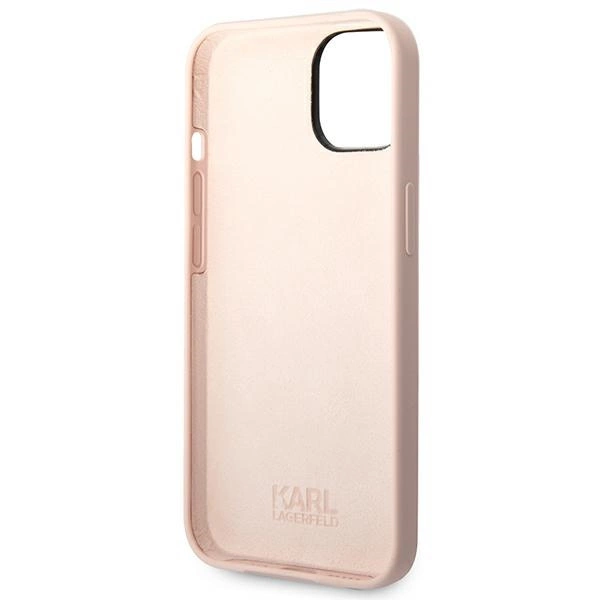Karl Lagerfeld KLHCP14SSLCTPI iPhone 14 6.1 "hardcase light pink / light pink Silicone Choupette Bodyeng