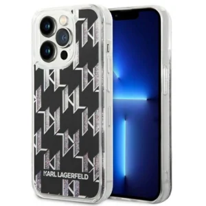 Karl Lagerfeld KLHCP14XLMNMK iPhone 14 Pro Max 6.7 "hardcase black / black Liquid Glitter Monogrameng