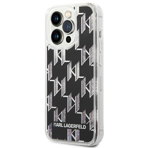 Karl Lagerfeld KLHCP14XLMNMK iPhone 14 Pro Max 6.7 "hardcase black / black Liquid Glitter Monogrameng