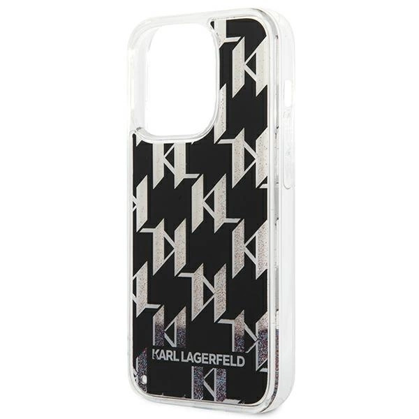 Karl Lagerfeld KLHCP14XLMNMK iPhone 14 Pro Max 6.7 "hardcase black / black Liquid Glitter Monogrameng