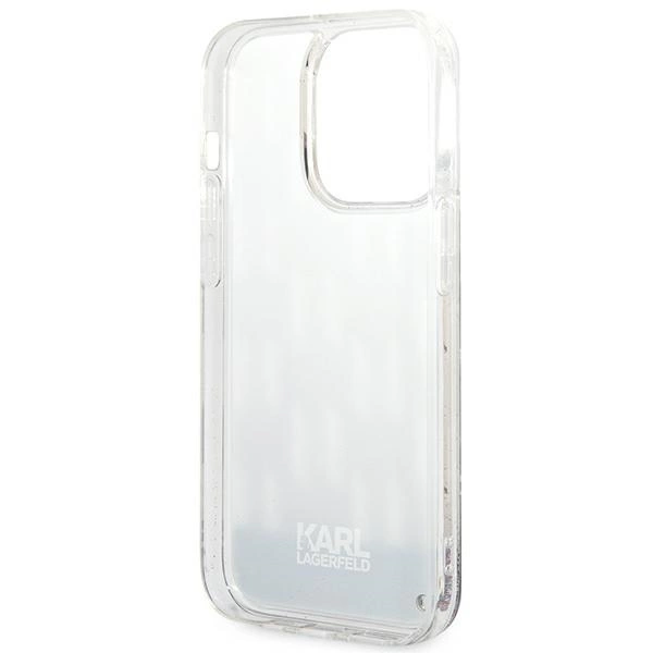 Karl Lagerfeld KLHCP14XLMNMS iPhone 14 Pro Max 6.7 "hardcase silver / silver Liquid Glitter Monogrameng