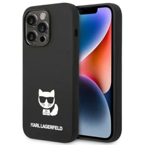 Karl Lagerfeld KLHCP14XSLCTBK iPhone 14 Pro Max 6.7 "hardcase black / black Silicone Choupette Bodyeng