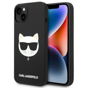 Karl Lagerfeld KLHMP14MSLCHBK iPhone 14 Plus 6.7 "hardcase black / black Silicone Choupette Head Magsafeeng