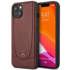 Mercedes MEHCP14MARMRE iPhone 14 Plus 6.7 "red / red hardcase Leather Urban Bengaleeng