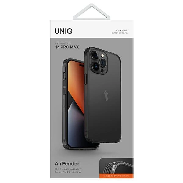 Uniq Air Fender case for iPhone 14 Pro Max - grayeng